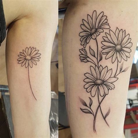 Daisy Small Daisy Tattoo, Daisy Flower Tattoos, Sunflower Tattoo Small ...