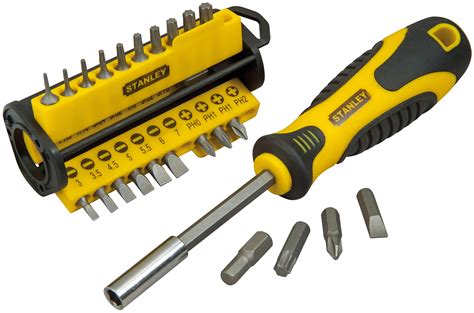 Stanley Multi Bit Screwdriver Set 35 Piece Magnetic Slotted Phillips Hex Torx | eBay