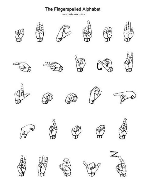 ASL Alphabet | Sign language letters, P in sign language, Sign language alphabet