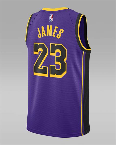 Los Angeles Lakers Statement Edition Men's Jordan Dri-FIT NBA Swingman ...