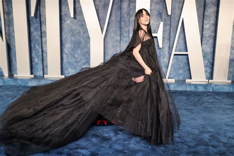 Billie Eilish Embraces Goth Glamour at Vanity Fair Oscar Party 2023