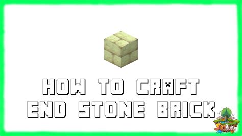 Minecraft: How to Craft End Stone Bricks - YouTube