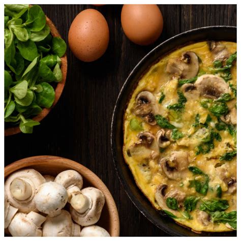 Mushroom Spinach Omelette Recipe: How to Make Mushroom Spinach Omelette