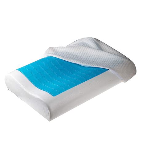 Almohada en gel ortopedica refrescante tecnologia indeformable + funda antibacteriana - Canela Hogar