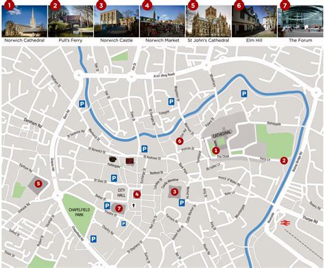 Large Norwich Maps for Free Download and Print | High-Resolution and Detailed Maps