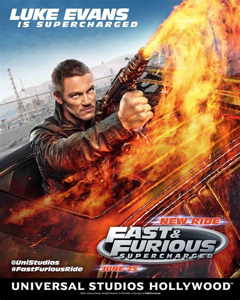 Fast and Furious: Supercharged Poster - Luke Evans - Fast and Furious ...