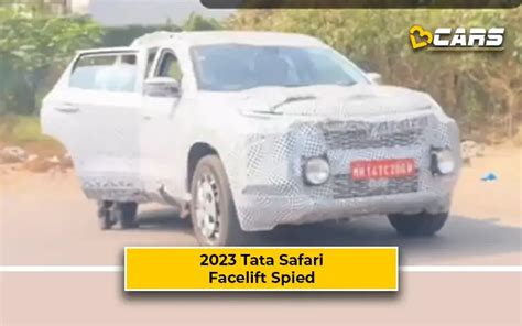 2023 Tata Nexon Facelift Spotted Testing In Camouflage | V3Cars