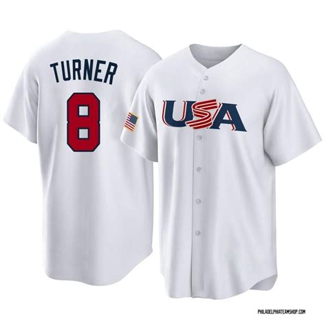 Realmuto Youth Philadelphia Phillies USA Baseball 2023 World Baseball Classic Jersey White ...