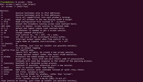 screen command in Linux with Examples - GeeksforGeeks