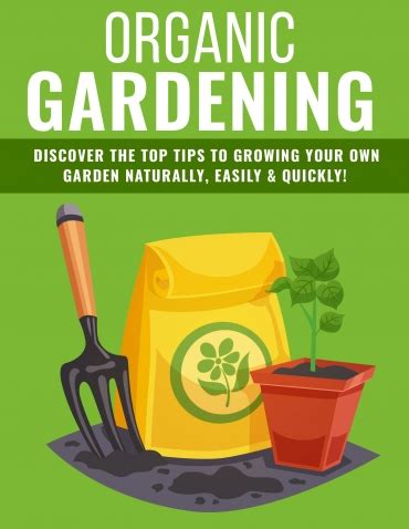 Organic Gardening Tips · BestDealPLR.com