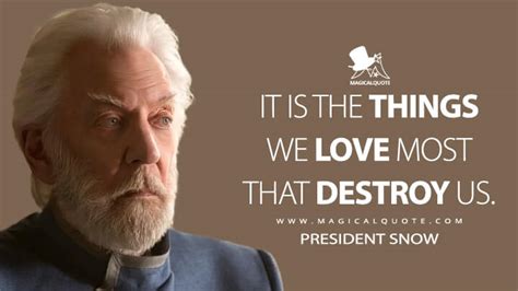 President Snow Hunger Games Quotes