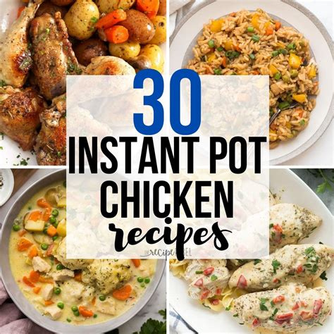 The Best Instant Pot Chicken Recipes | The Recipe Rebel