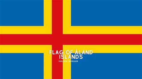 Flag Of Åland Islands | Isolated Traveller