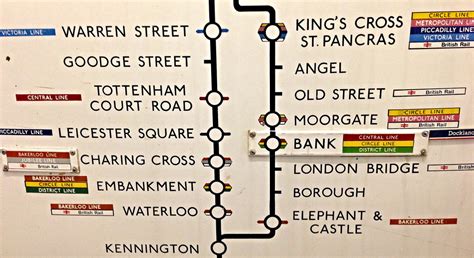 Photo: Old London Underground Northern Line Map ... - Transit Maps