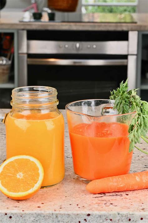 Freshly Squeezed Orange Carrot Juice - Alphafoodie