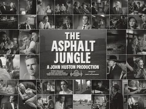 [Film Review] The Asphalt Jungle (1950) | Shadow film, John huston, Old movies