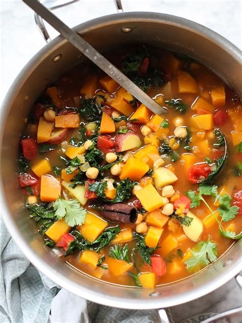 moroccan vegetable stew with butternut squash