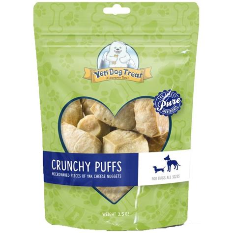 YETI DOG CHEW Crunchy Puffs Natural Himalayan Yak Cheese Dog Treats, 3. ...