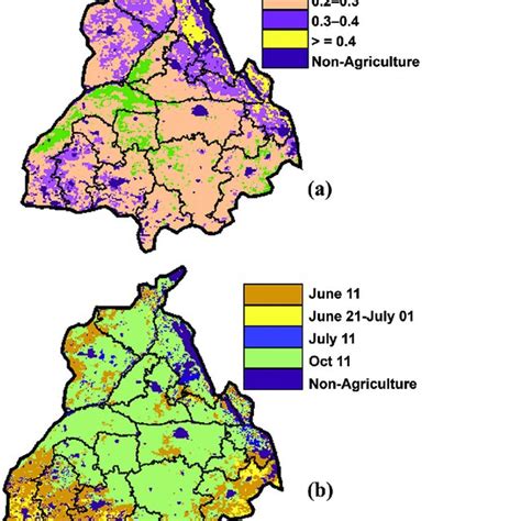 Sowing and harvesting period of major kharif season crops of Punjab... | Download Table