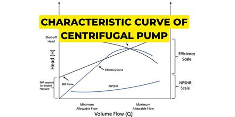 Characteristic curve of centrifugal pumps used on ship