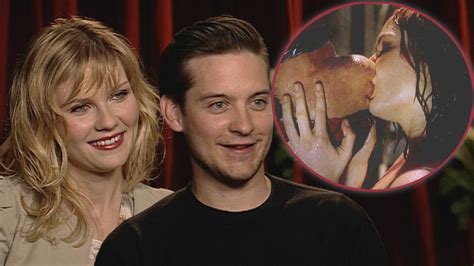 Tobey Maguire and Kirsten Dunst Detail Not So Magical Upside Down 'Spider-man' Kiss | Tobey ...