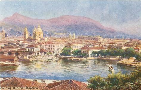 PORT OF RIO DE JANIERO - TuckDB Postcards