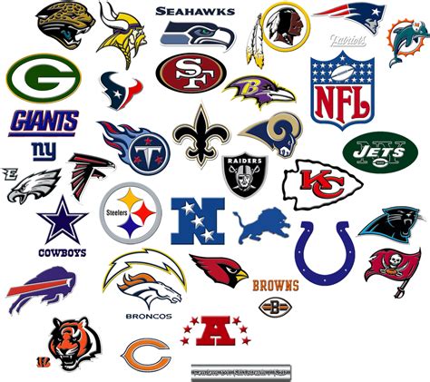 Download Nfl Team Logos Transparent, HD Png Download - vhv