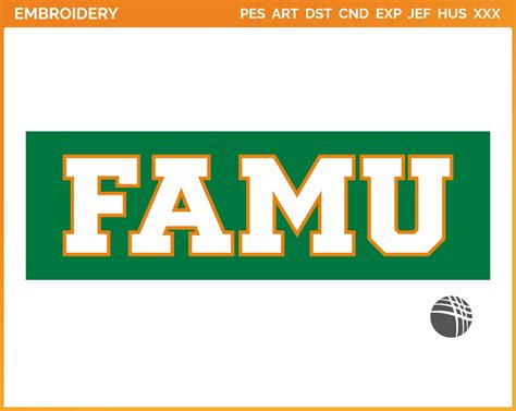 Florida A&M Rattlers - Wordmark Logo (2013) - College Sports Embroidery Logo in 4 sizes & 8 formats