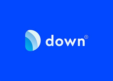 Down logo design on Behance