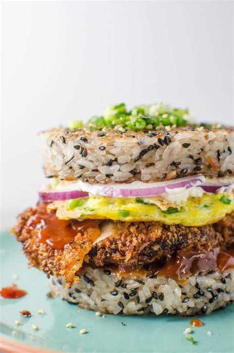 Chicken Katsu Sushi Burger | The Flavor Bender