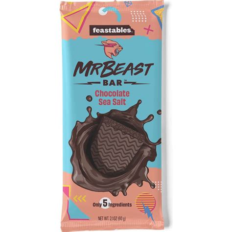 Mr Beast Feastables Chocolate Sea Salt 60g | Woolworths