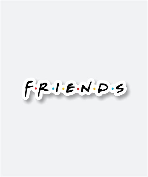 Friends Logo Sticker!! - devisestore