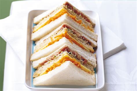 Ham And Cheese Decker Sandwich - News Testy Food