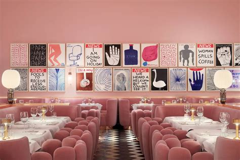 The most beautiful restaurants in London | Pink restaurant, Gallery ...