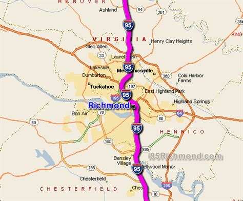 i-95 Richmond Traffic Maps and Road Conditions