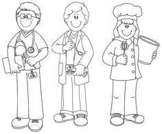 community helpers black and white clipart 20 free Cliparts | Download images on Clipground 2024