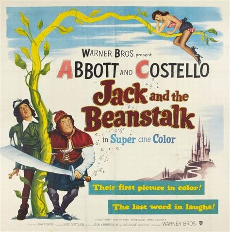 Jack and the Beanstalk (1952) Abbott And Costello, Run Today, Jack And The Beanstalk, The Last ...