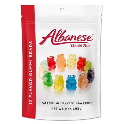 Albanese World's Best Gummi Bears, 9 oz Each, 6 Total