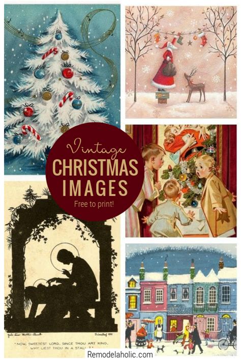 Remodelaholic | Vintage Christmas Images, Free to Print