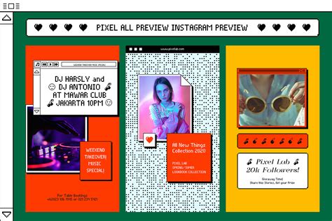 PIXEL - Instagram Stories Animated Templated :: Behance