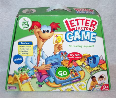 Leap Frog LETTER FACTORY BOARD GAME, Interactive, COMPLETE, Excellent Condition | eBay