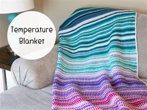 TEMPERATURE BLANKET Crochet Pattern Color Chart Historical | Etsy Canada