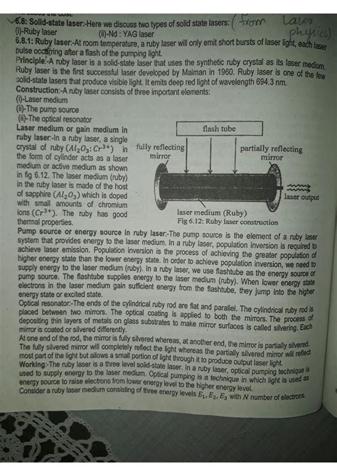 SOLUTION: Solid-state Laser and its Types - Studypool