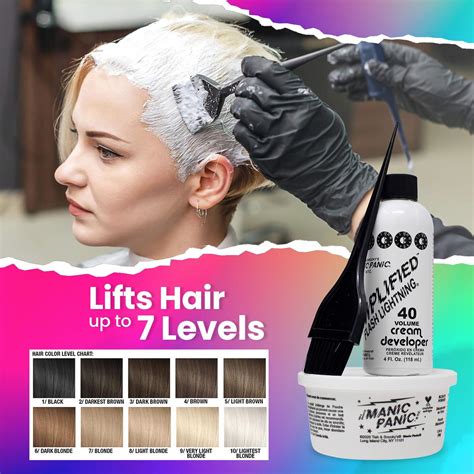 Manic Panic Flash Lightning Hair Bleach Kit (2-Pack) 40 Volume Cream ...