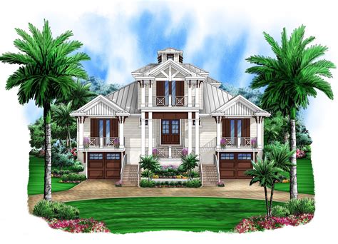 Smashing Coastal Retreat - 66323WE | Architectural Designs - House Plans