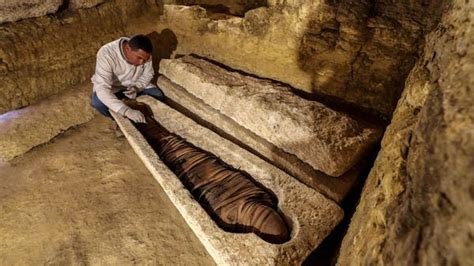 Sarcophagus dedicated to sky god among latest ancient Egypt trove | Al Arabiya English