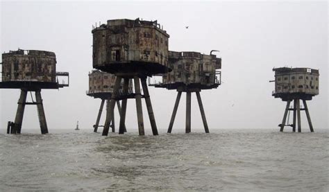 The Strange Looking Maunsell Sea Forts of WW2