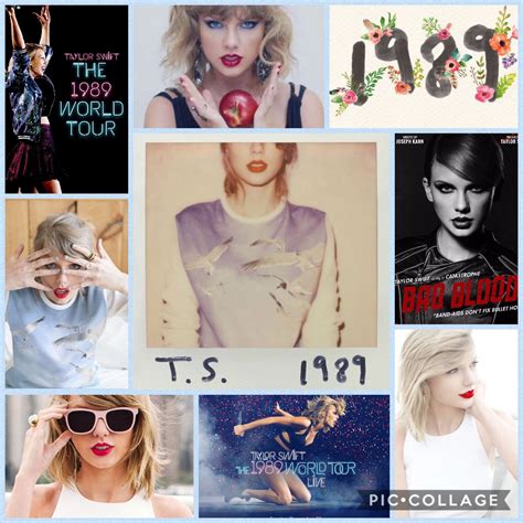 Taylor Swift 1989 collage Taylor Swift 1989, Taylor Alison Swift, The 1989 World Tour, Fan Army ...