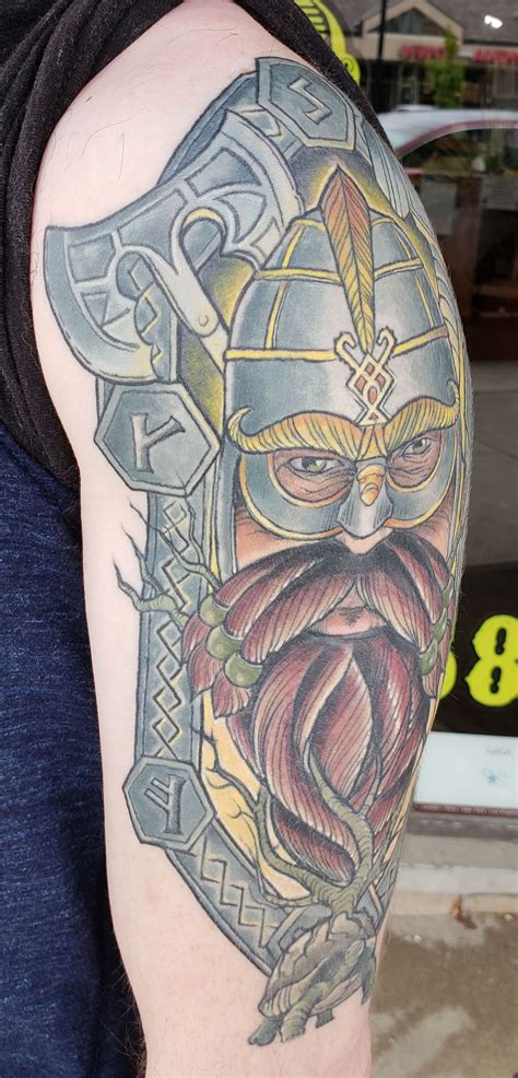 Fantasy Dwarven piece by Doug Kulbis Voodoo Monkey Tattoo in Cleveland Ohio | Tattoos, Monkey ...