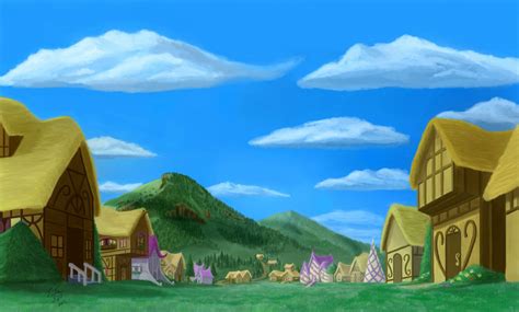 The Small Town Of Ponyville Full HD Wallpaper and Background Image | 3448x2080 | ID:210197